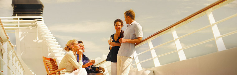 Seabourn on deck